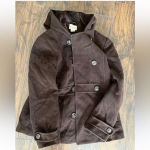 brown coat